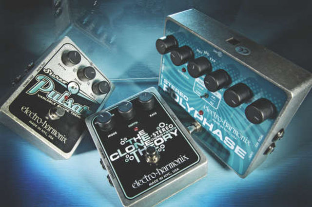 blank Also in the EHXO range are the Stereo Pulsar and Stereo Polyphase.